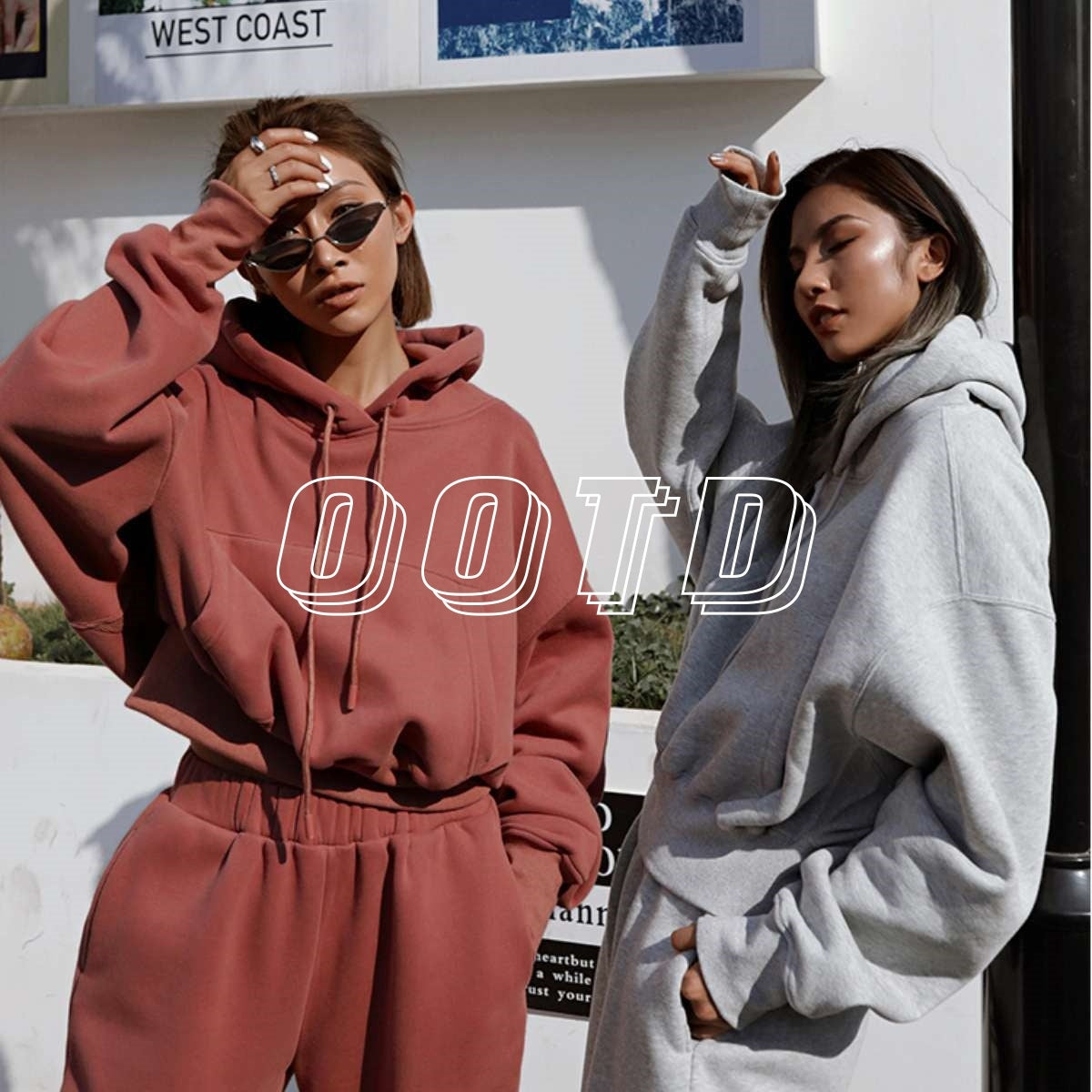 New Style Autumn And Winter Women's New Casual Hoodie Coat Sports Suit ARZ