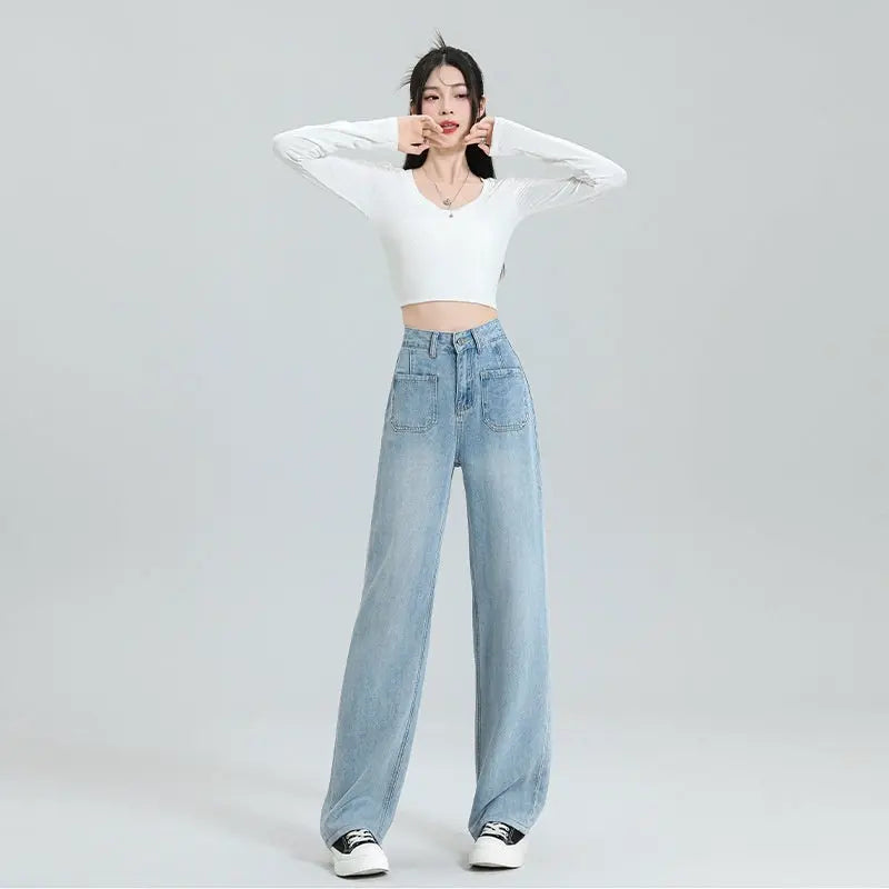 Ultra-thin Series Tencel Lyocell Wide-leg Pants ARZ