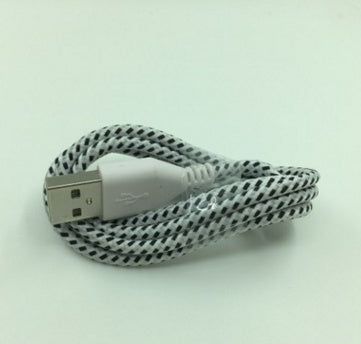 Nylon Braided Micro USB Cable Data Sync USB Charger Cable ARZ