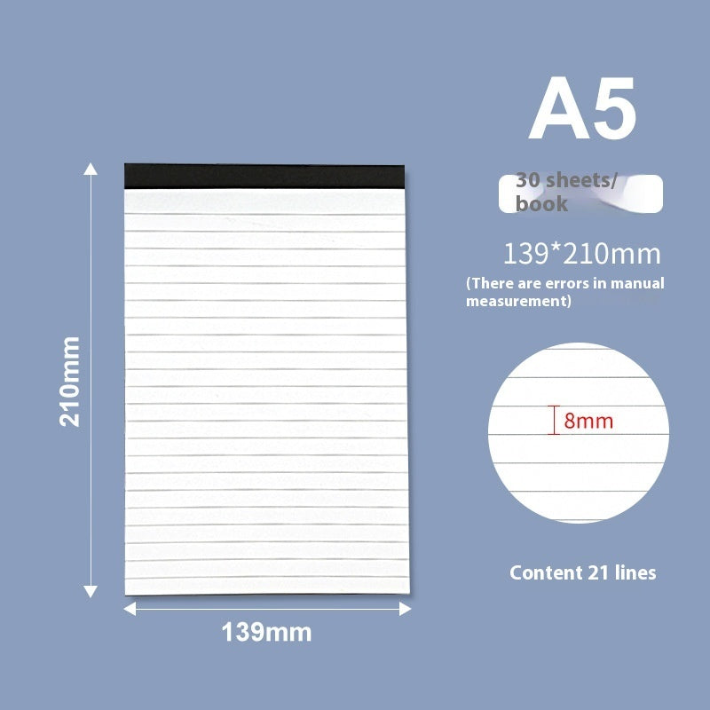 A4 Note Pad Meeting Minutes Tearable Notebook ARZ