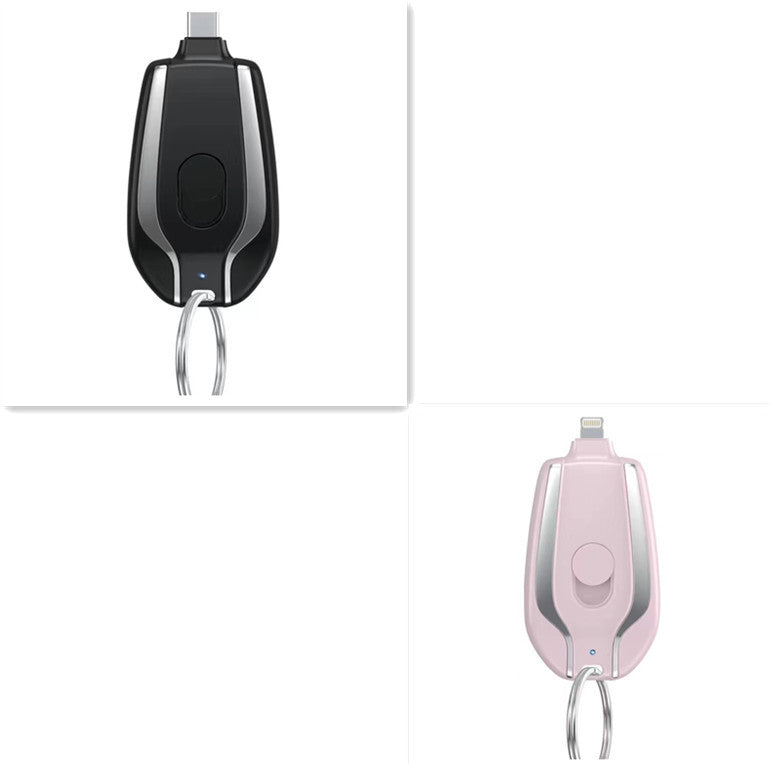 Keyring Charging Bank Wireless Portable 1500 Mah Emergency Power Supply Telescopic Small Mobile Power Supply ARZ