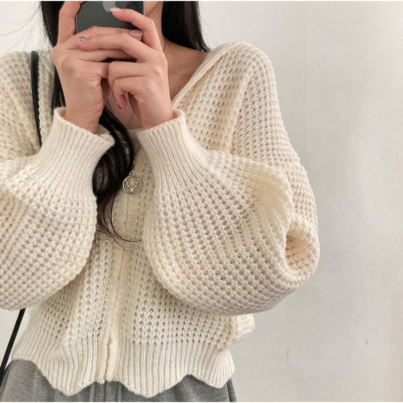 Women's Fashion Loose And Lazy Style Knitted Jacket ARZ