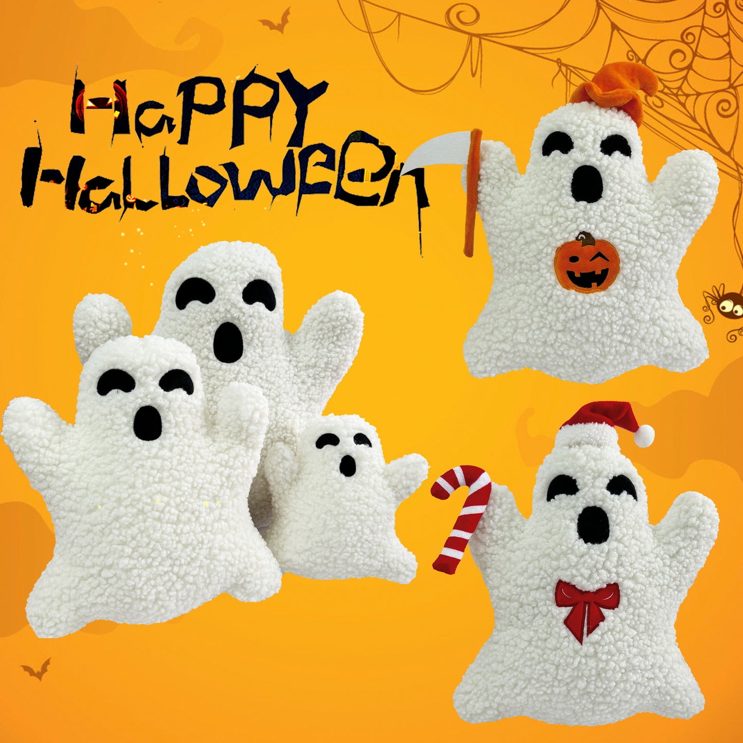 Plush Toy Ghost Pillow Halloween Home Pillow ARZ