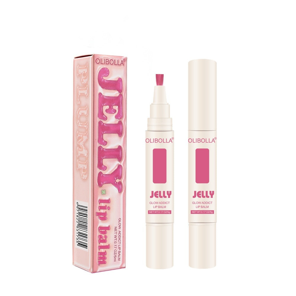 Lip And Cheek Dual-use Matte Finish Velvet Mirror Jelly Lip Lacquer ARZ