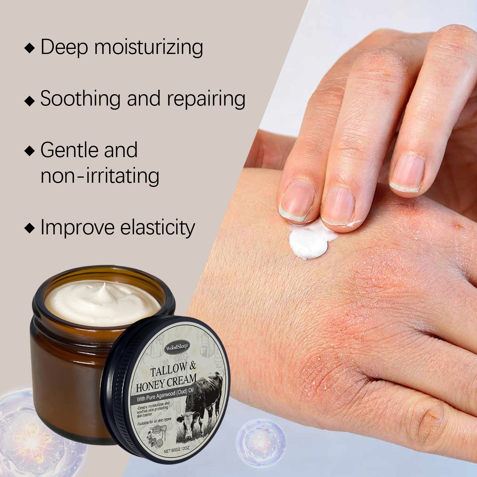 Nourishing Moisturizing Body Skin Relieve Dry Redness Skin Care ARZ