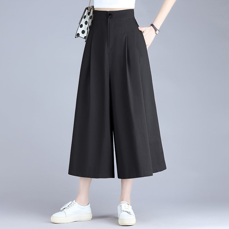 Simple Loose High Waist Straight Casual Pants ARZ