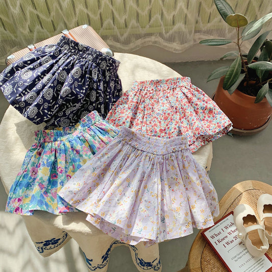 Children's Floral Shorts Bud Skirt Pants Fashionable ARZ