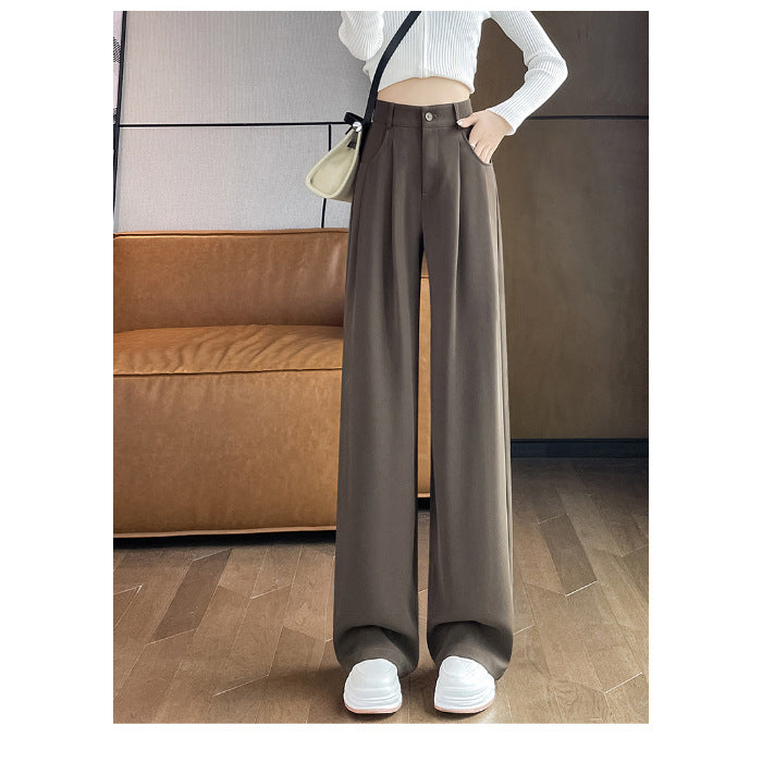 New High Waist Drooping Suit Pants Women ARZ