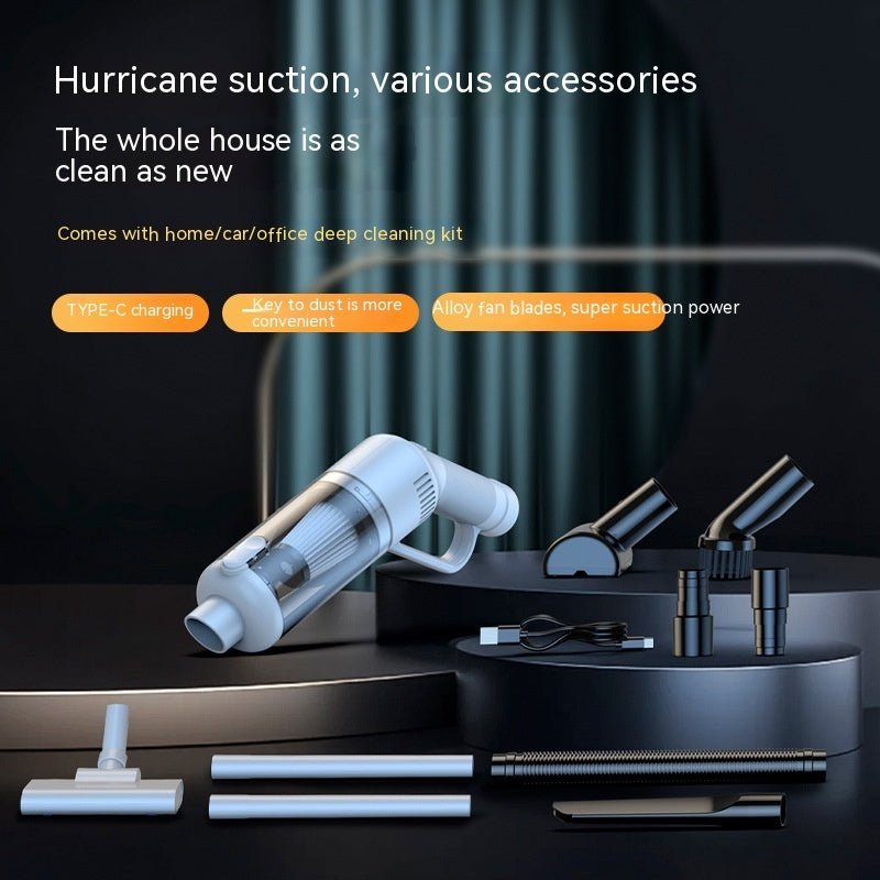 Wireless Blowing And Suction Integrated Vacuum Cleaner Handheld Dust Blower Dual Use In Car And Home Vacuum Cleaner ARZ