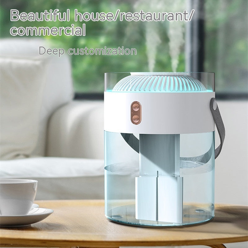 Large Capacity Double Spray Humidifier 26L Ambience Light Commercial Portable Water Replacement ARZ