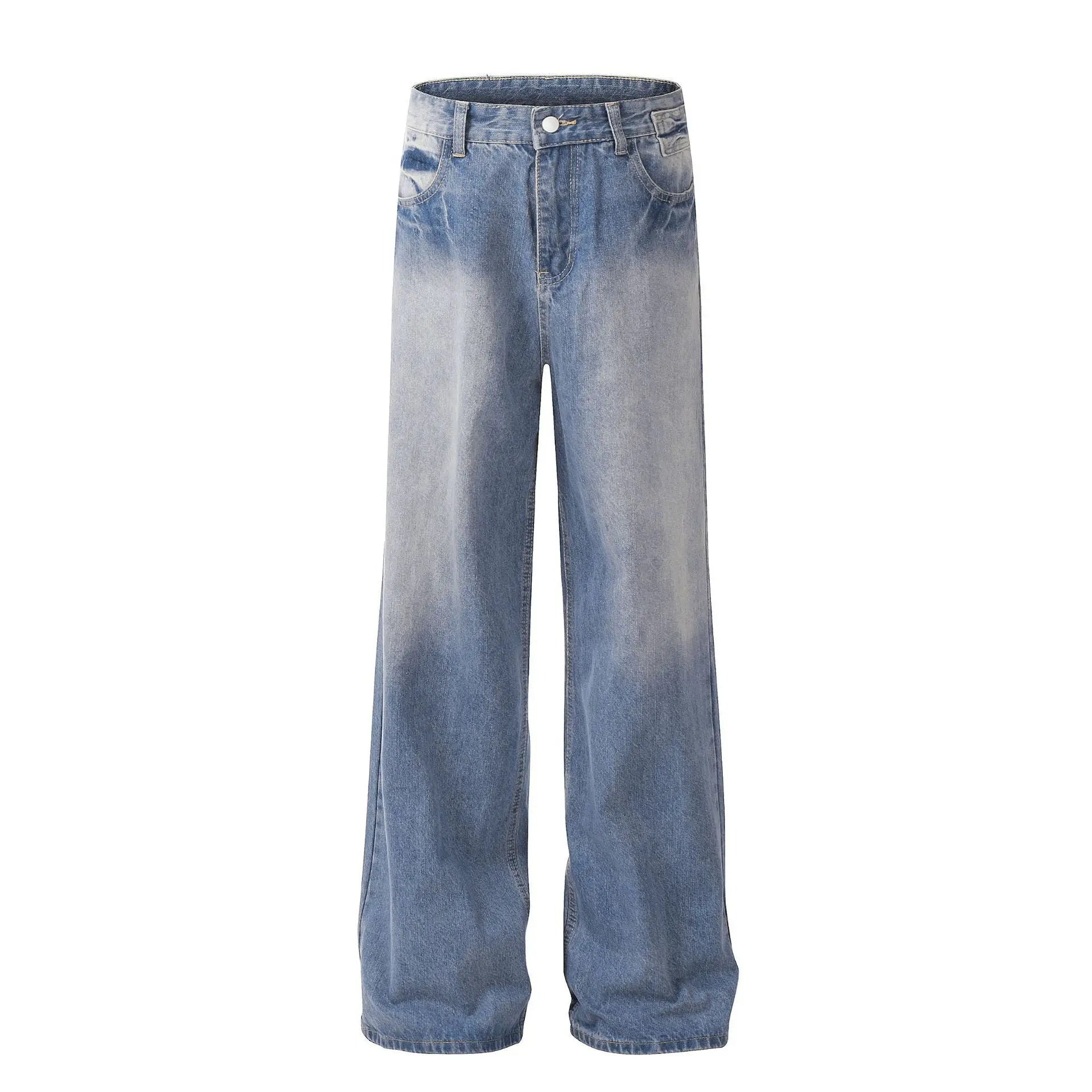 Gradient Washed Ice Blue High Street Jeans ARZ