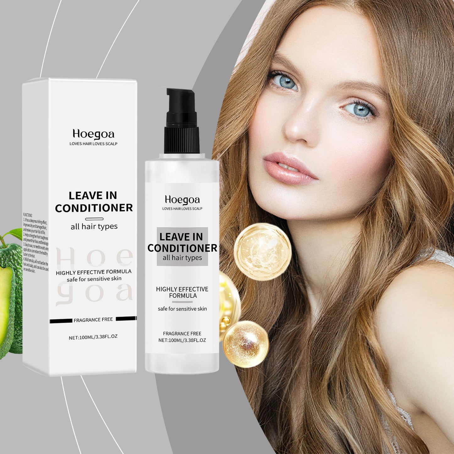 Improve Dry And Manic Hair Care Nourishing Hair Brightening And Soft ARZ