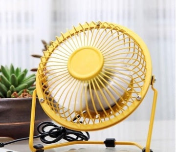 Four Inch Mini USB Iron Aluminum Leaf Office Computer Coolingquiet Fan ARZ