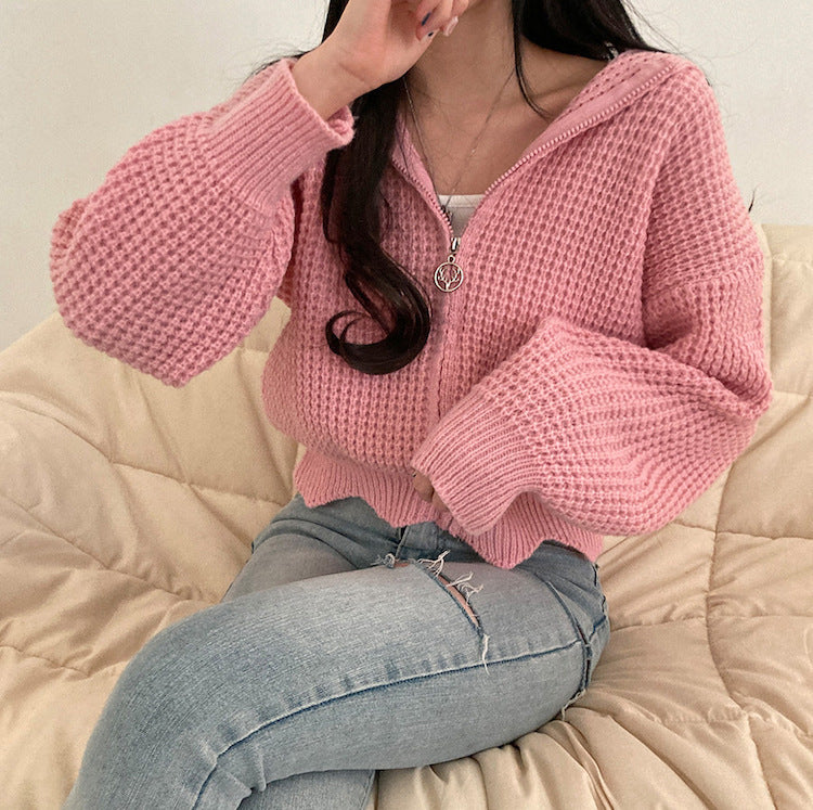 Women's Fashion Loose And Lazy Style Knitted Jacket ARZ