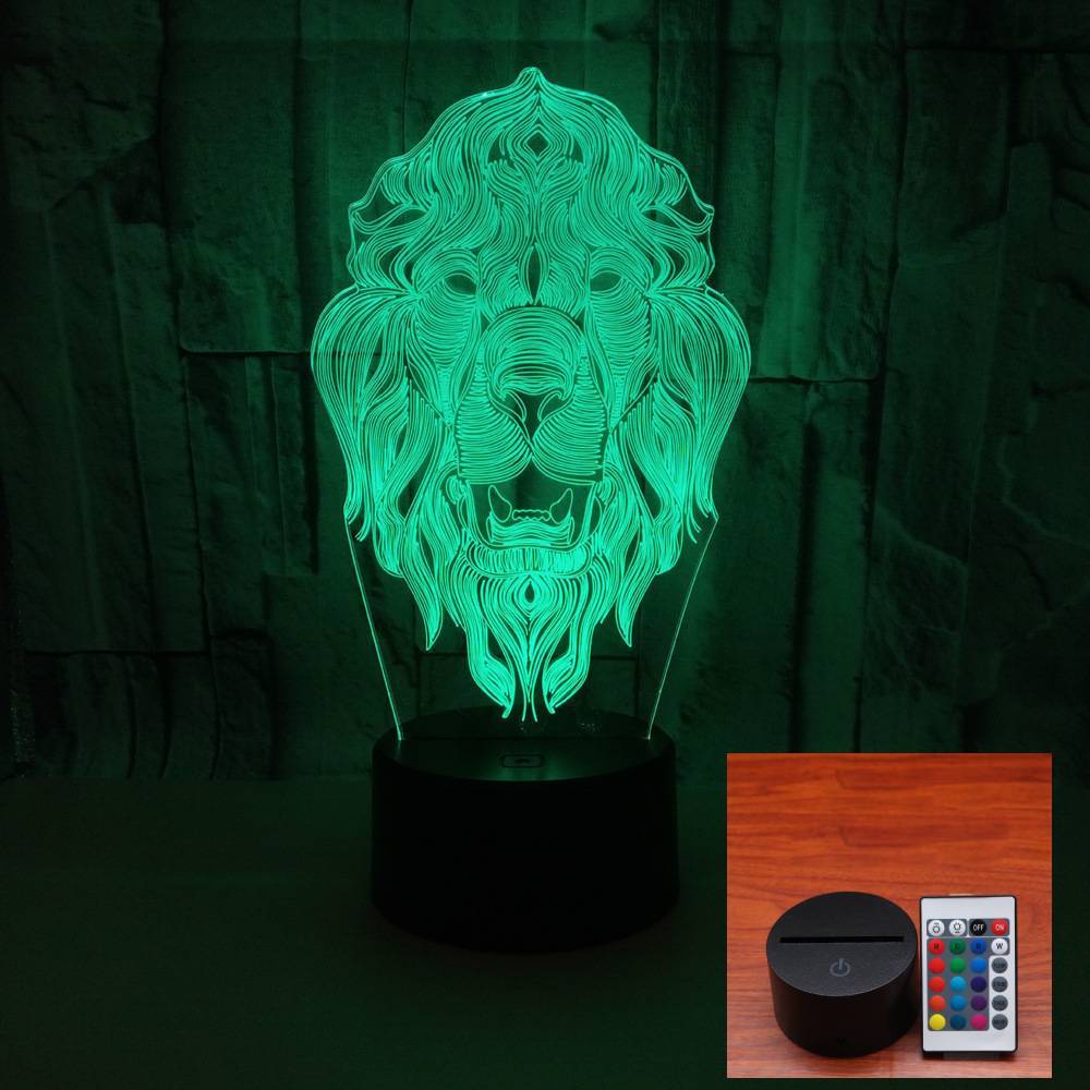 Colorful Touch 3D Vision LED Night Light ARZ