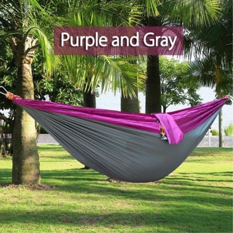 Backpacking Hammock - Portable Nylon Parachute Outdoor Double Hammock ARZ