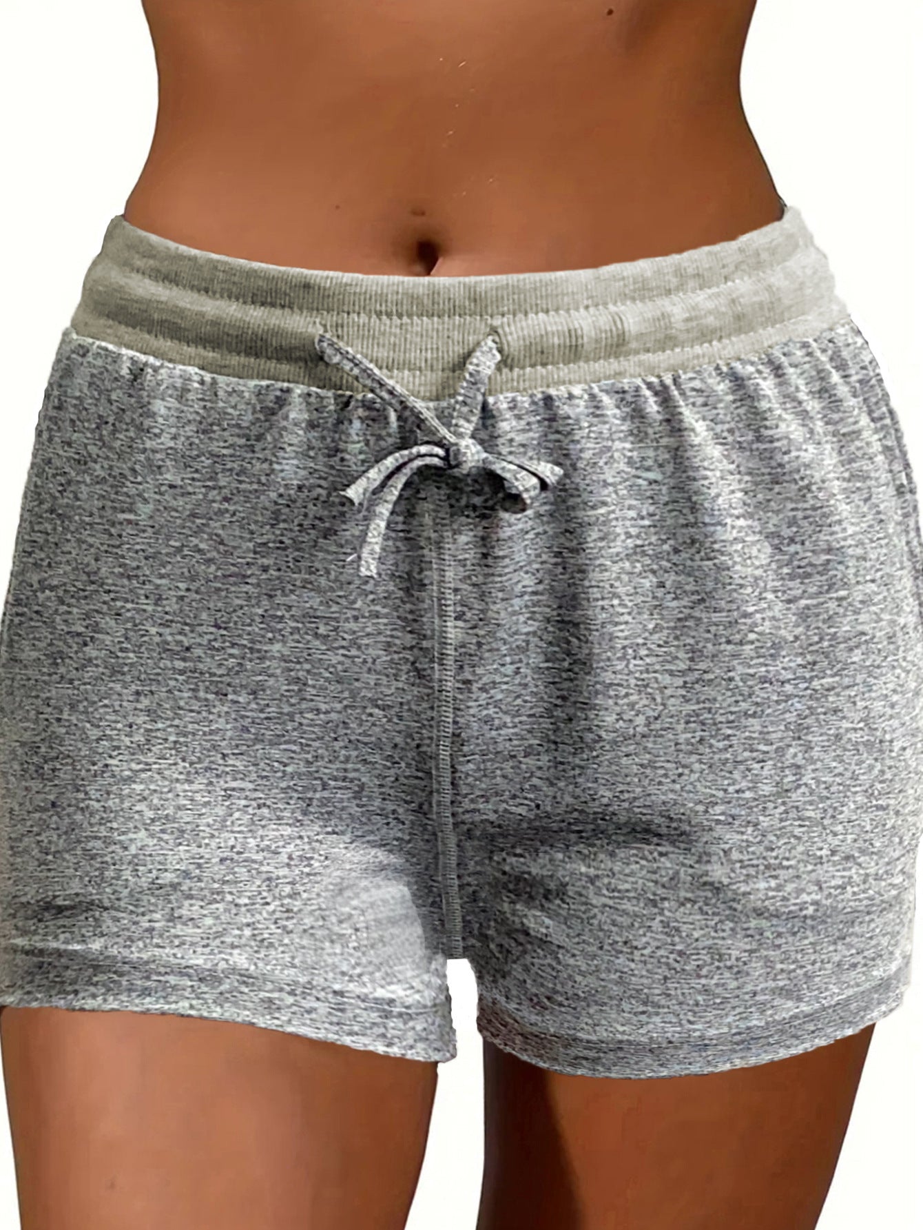 Drawstring Pocket High Elastic Loose Casual Shorts ARZ