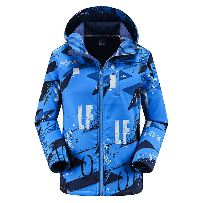 Autumn Couple Outdoor Casual Hooded Jacket Color Matching ARZ