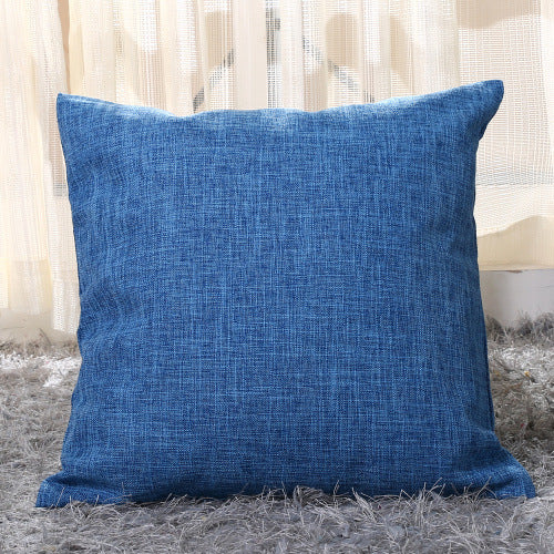 Home Linen Pillow Case Solid Color Hugging Pillow Case Sofa ARZ