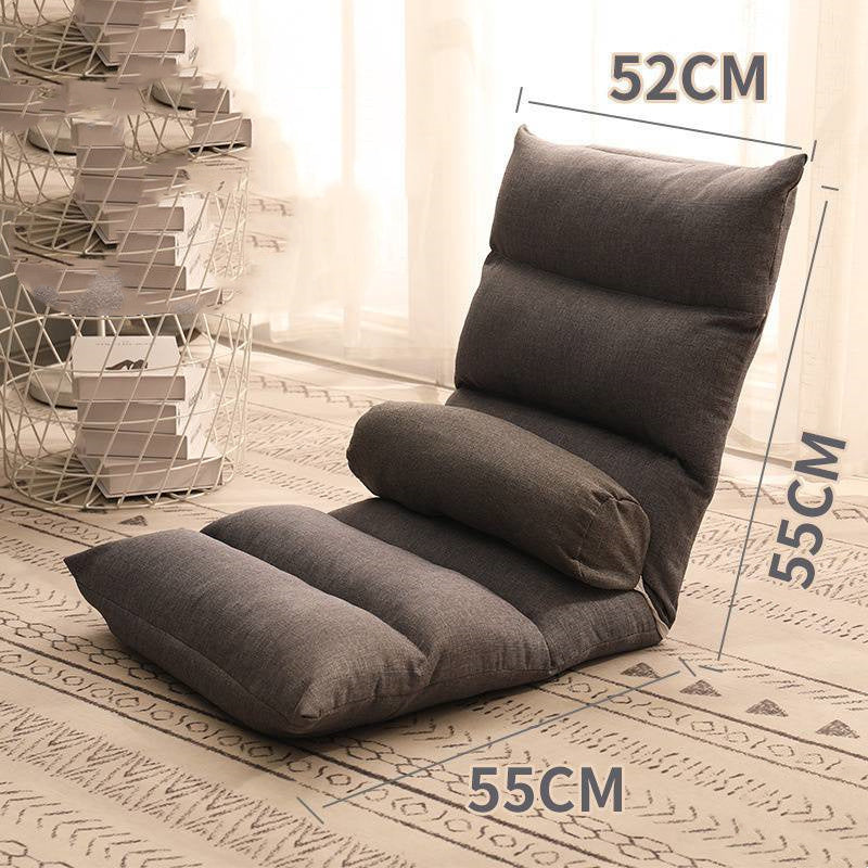 Bed Backrest Floor Small Sofa Folding Single Bay Window Computer Recliner ARZ