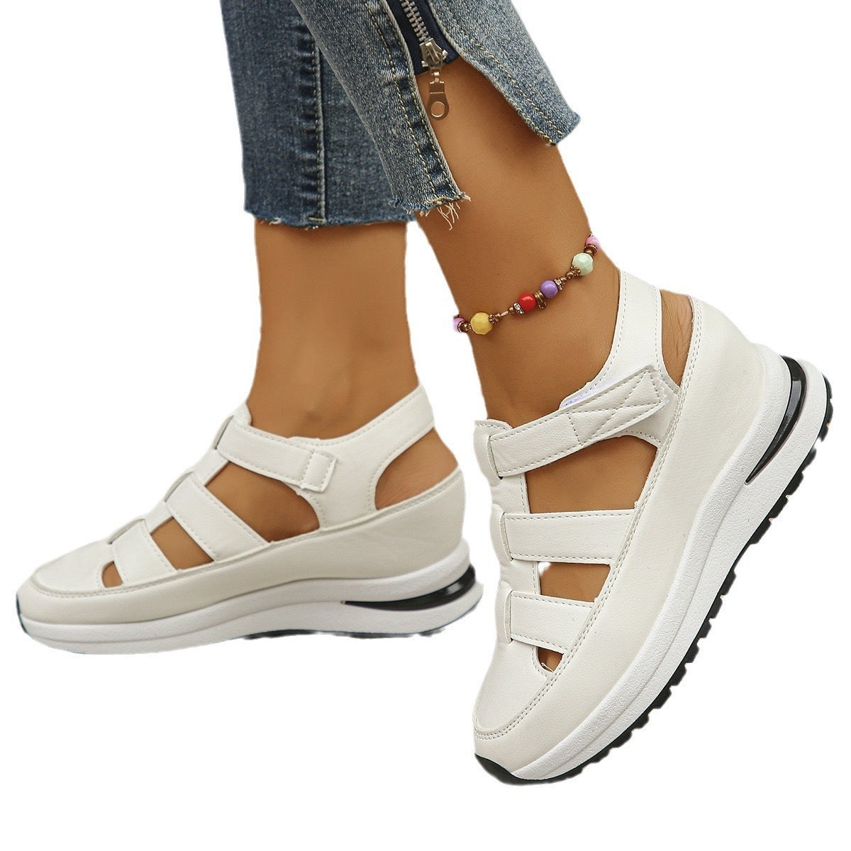 Summer Wedge Baotou Hollow Women's Breathable Shoes ARZ