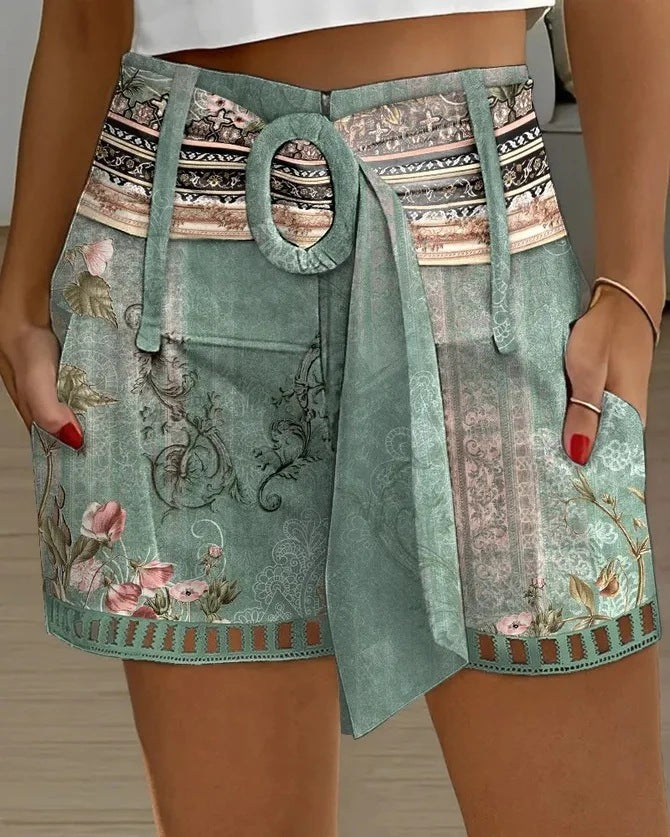 Summer New Lace Stitching Casual Shorts ARZ