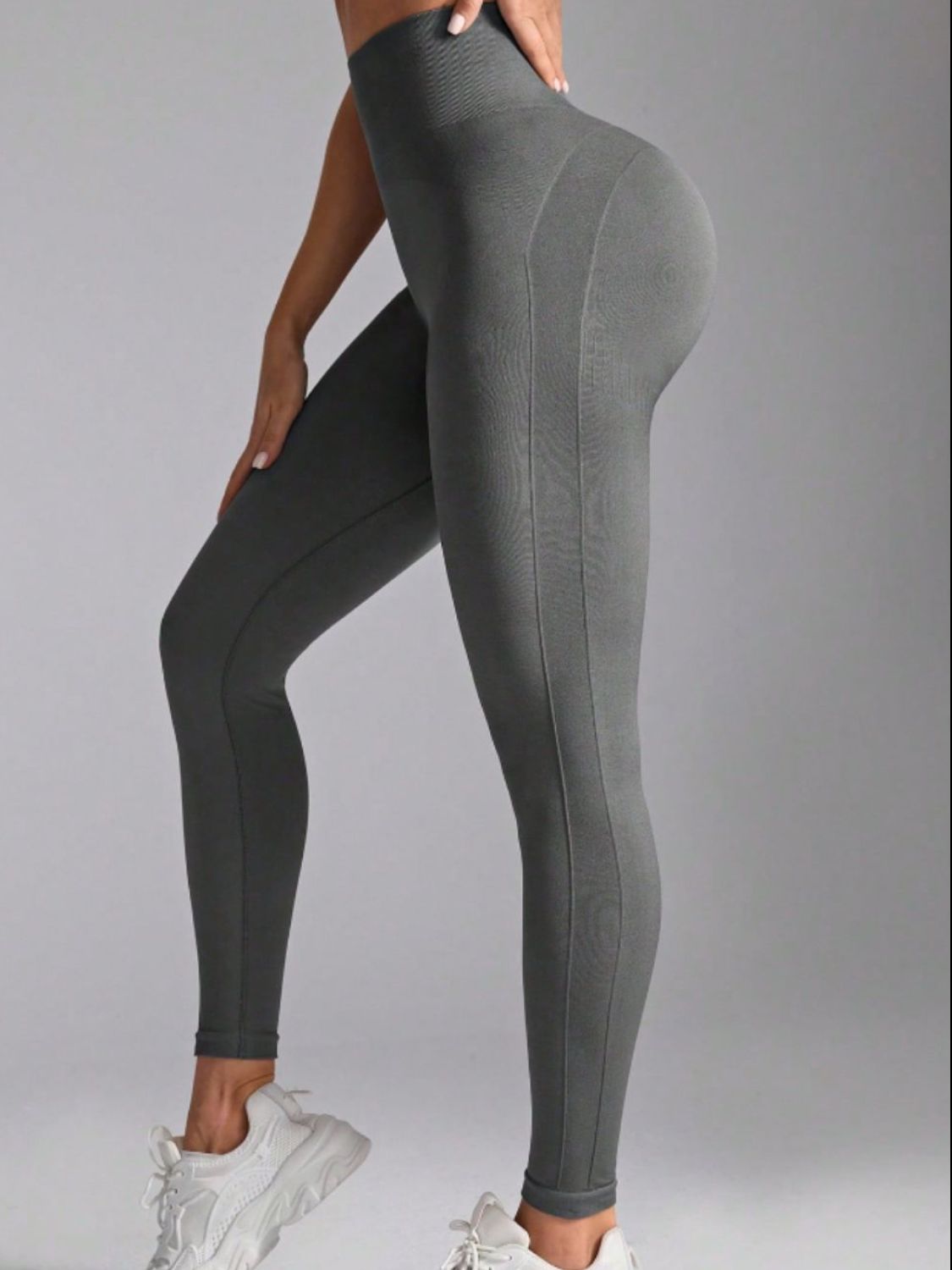 High Waist Active Leggings Trendsi