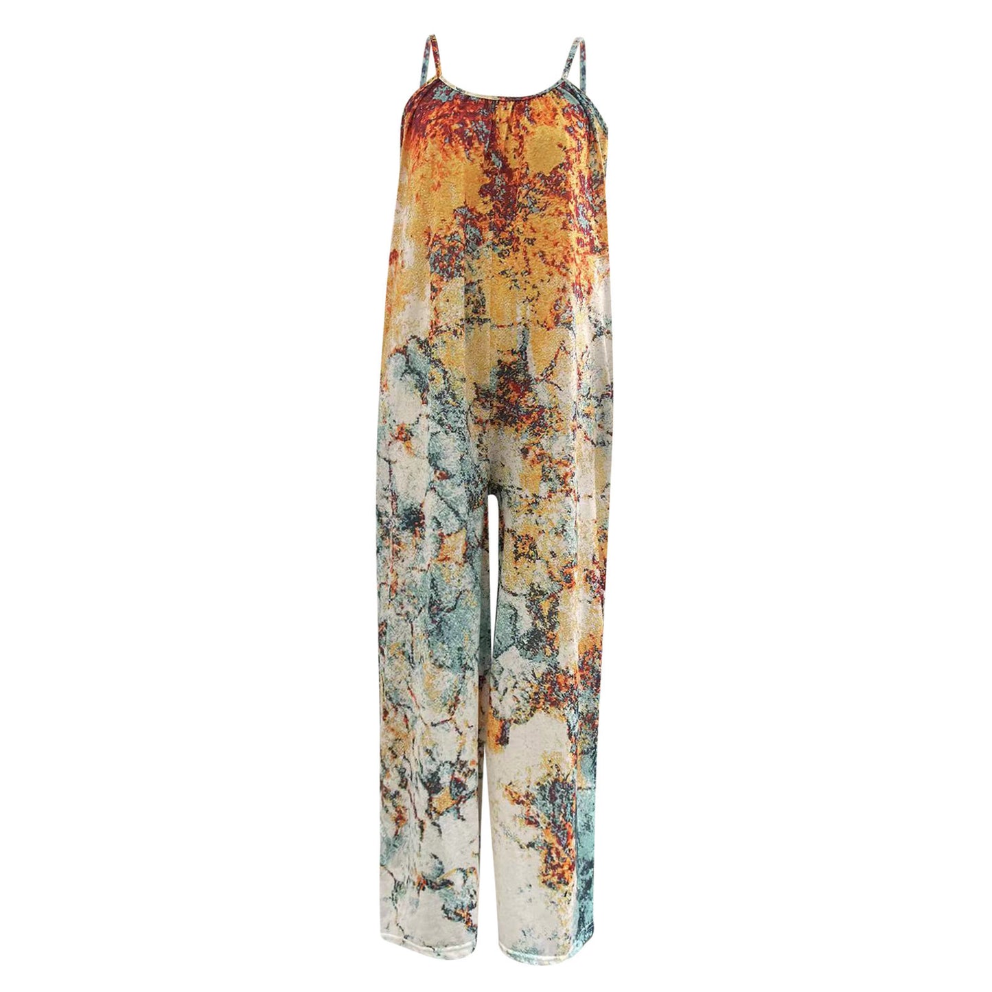 Women's Fashion Camisole Tie Dye Jumpsuit ARZ