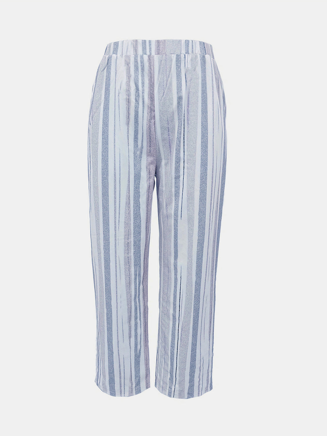 Stylish Striped Pants with Pockets for Everyday Wear Trendsi