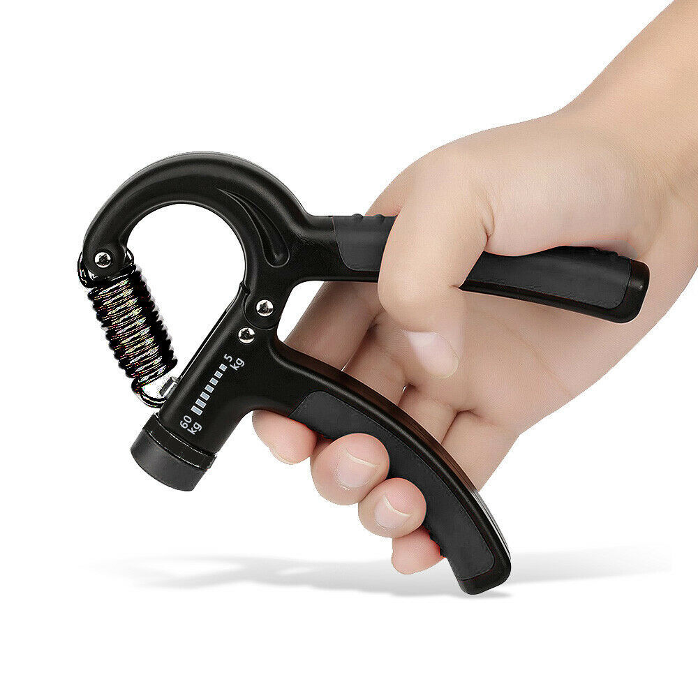 Hand Grip Adjustable Trainer Gripper Strengthener Gym Strength Exerciser Adjustable Heavy Gripper Fitness Hand Exerciser Grip Wrist Training Increase Strength Spring Finger Pinch Carpal Expander ARZ