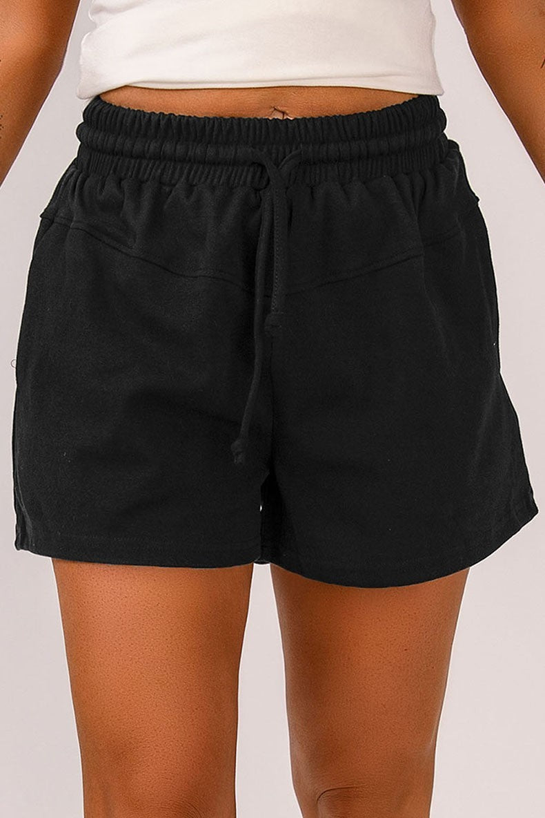 Women's Lace Up Casual Pocket Solid Color Shorts ARZ