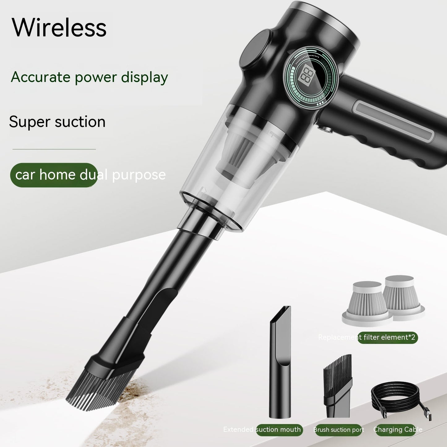 Mini Home Car Wireless Handheld Vacuum Cleaner ARZ