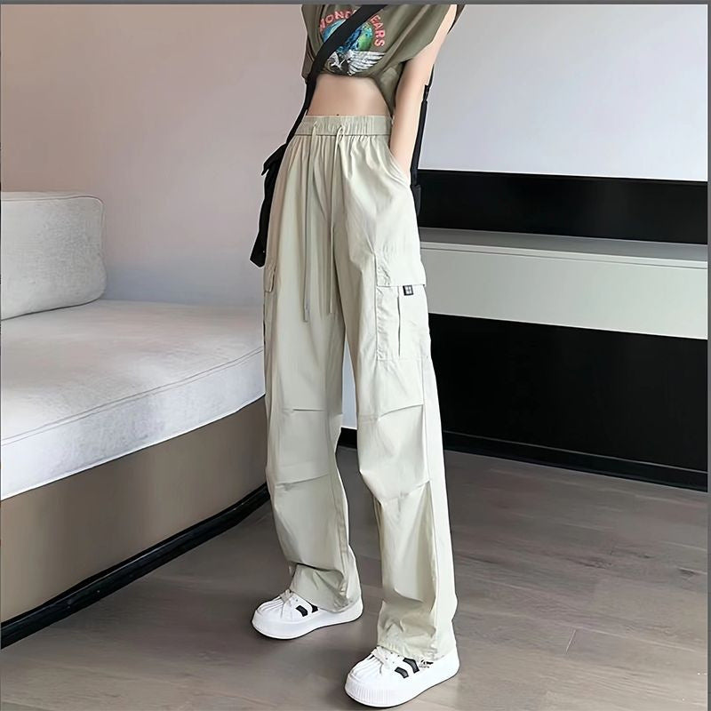 High Waist Slimming Draping Ankle-tied Trousers For Women ARZ