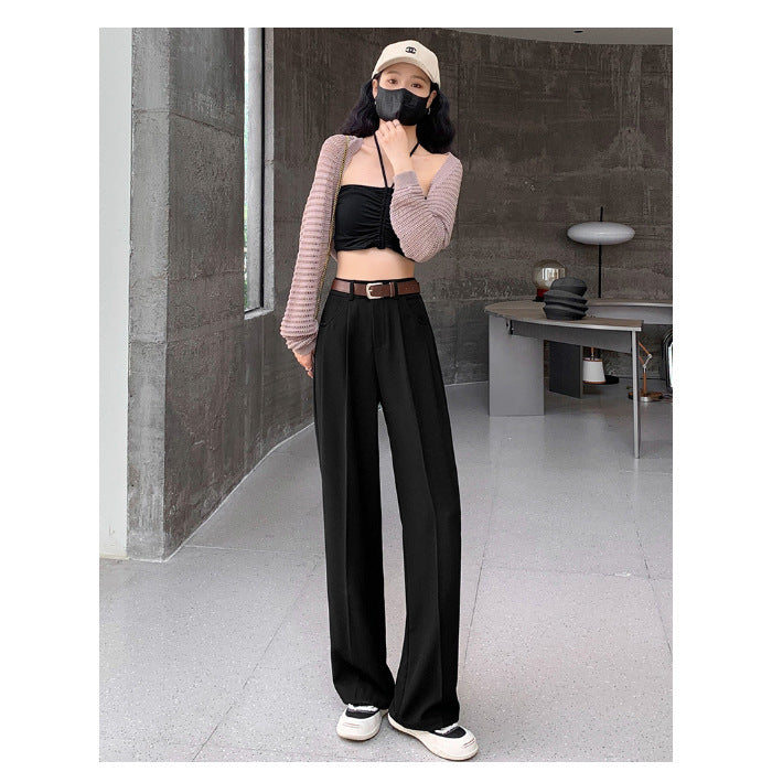 New High Waist Drooping Suit Pants Women ARZ