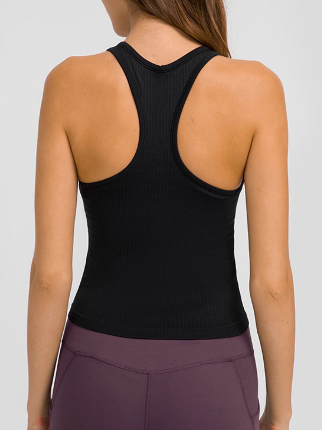 Millennia Round Neck Racerback Active Tank Trendsi