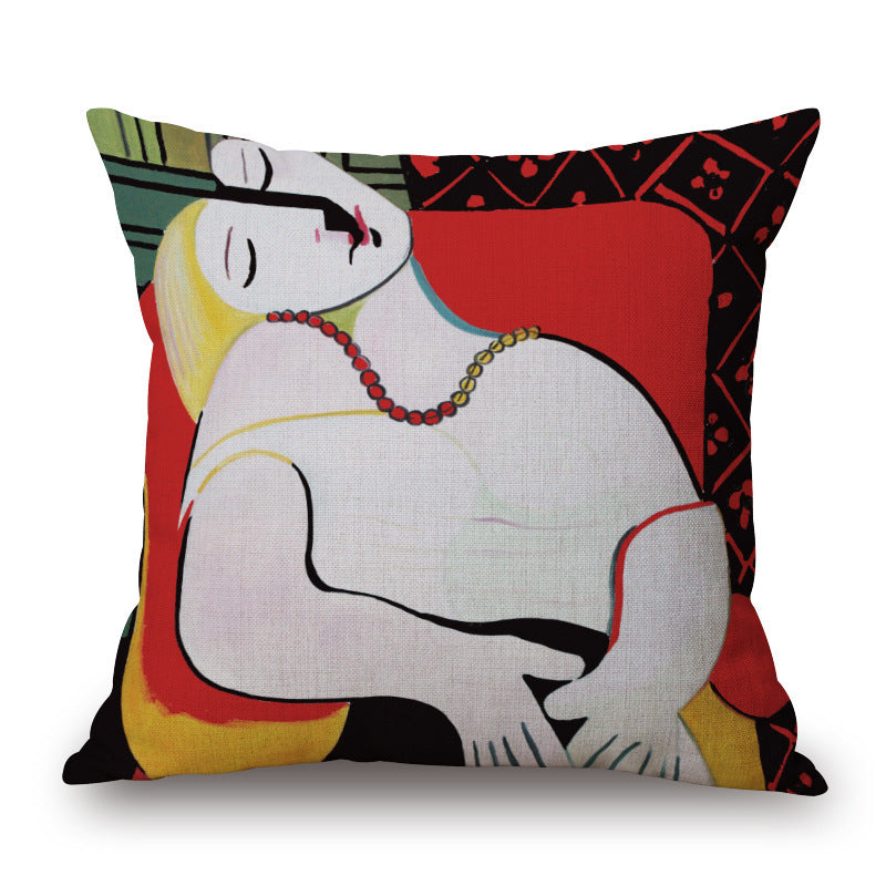 Picasso painting print pillowcase ARZ