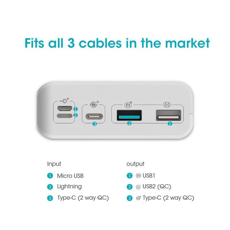 30000mAh ROMOSS Sense 8+ Power Bank Portable External Battery With QC Two-way Fast Charging Portable Charger For Phones Tablet ARZ