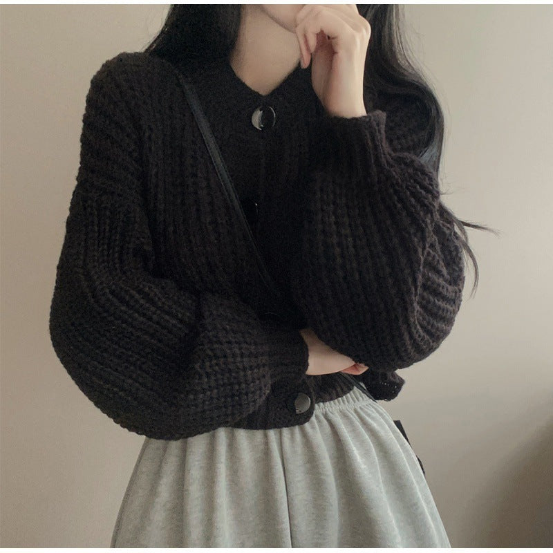 Women's Fashion Knitwear Sweater Short Coat ARZ