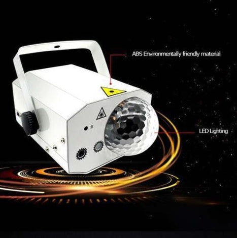 LED laser magic fans, your laser projection lamp, stage lighting equipment, bar, private room, KTV lamp, two-in-one effect ARZ