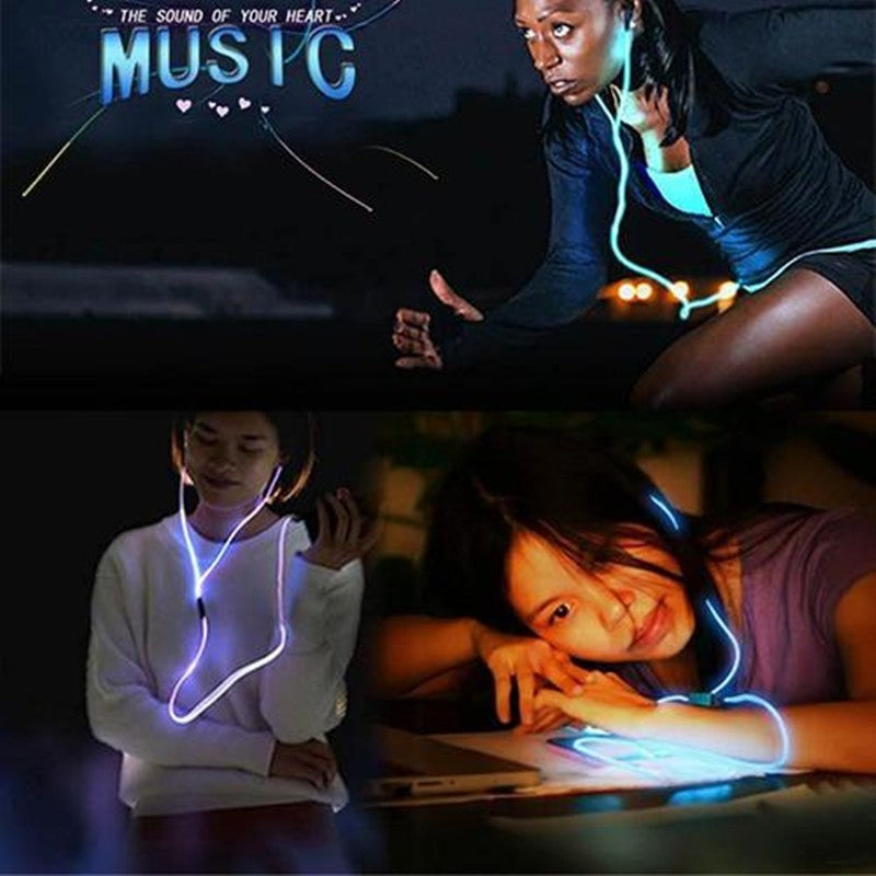 Compatible with Apple , Magic Light LED Earphone ARZ