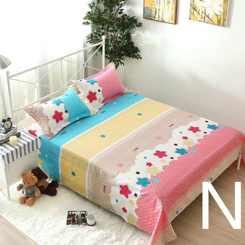 Single Double Bed  Flat Sheet Bedding ARZ