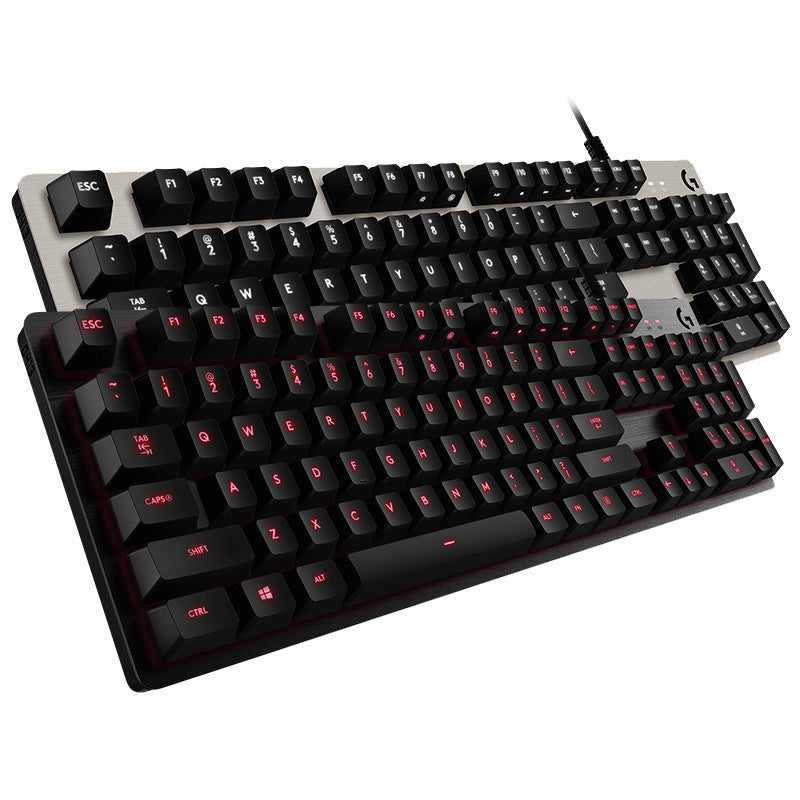 G413 Gaming Electronic Sports Mechanical Keyboard Desktop Backlight 104 Key Metal Panel ARZ