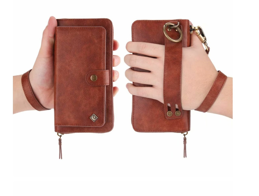 New Multi-function Mobile Phone Case Phone Shell Zipper Wallet Set Car Function Phone Case ARZ