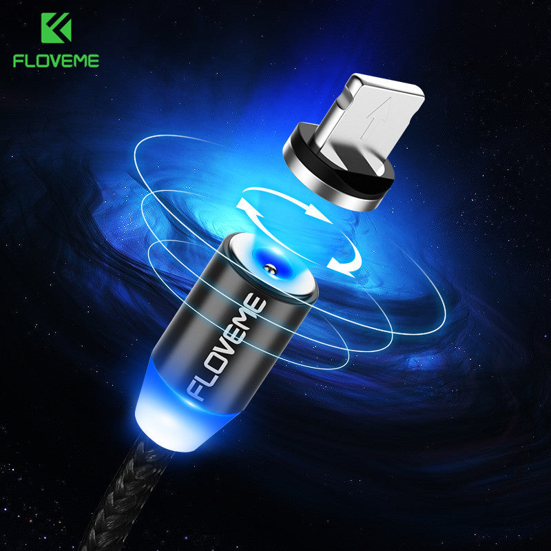 Compatible with Apple, Magnetic Micro USB Cable For Android and IOS Devices ARZ