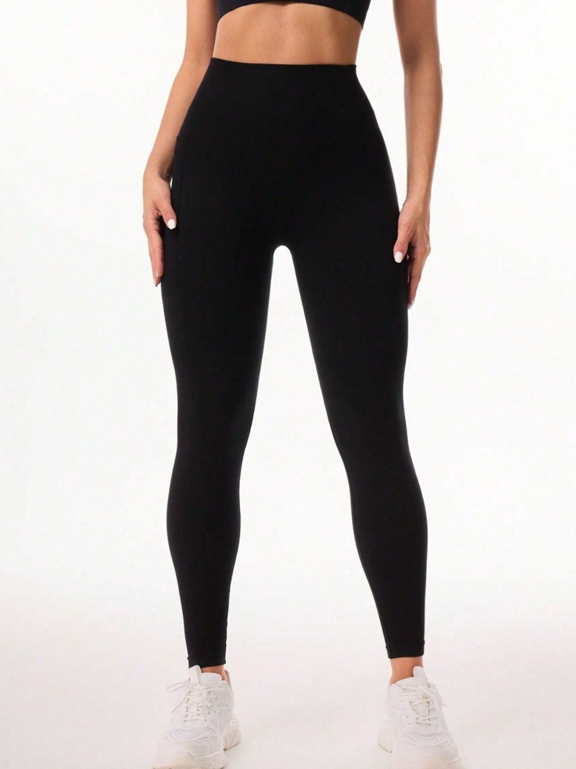 Pocketed High Waist Active Leggings Trendsi