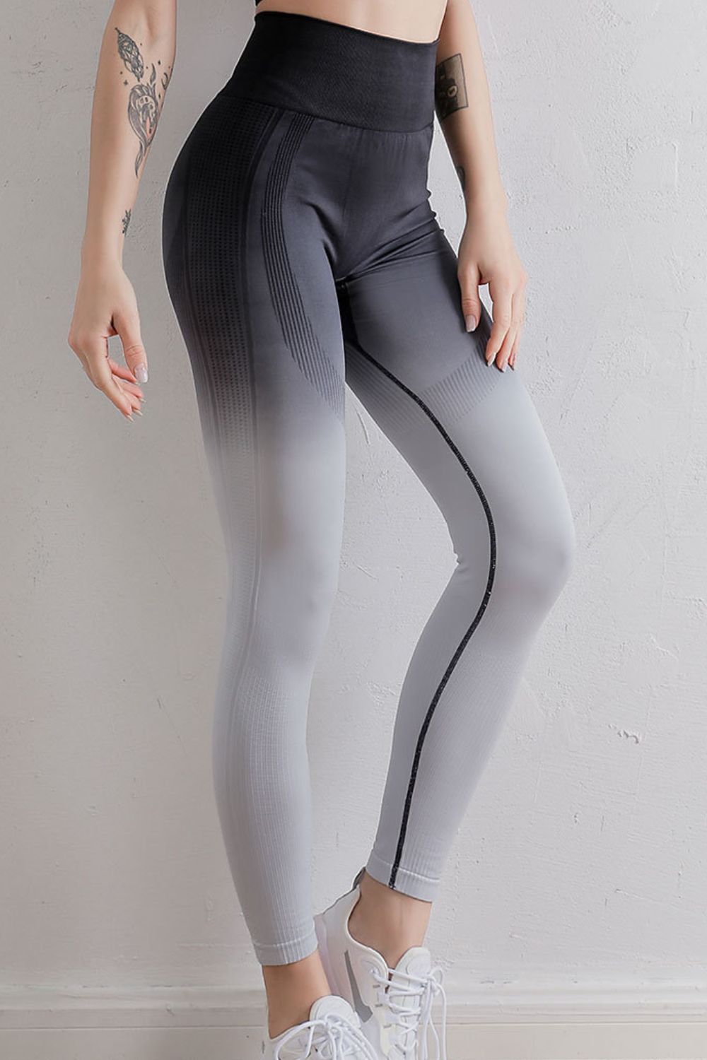 Sports Leggings - Gradient High Waist for Workout Trendsi