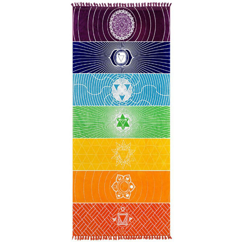 Bohemia India Mandala Blanket Beach Yoga Mat ARZ