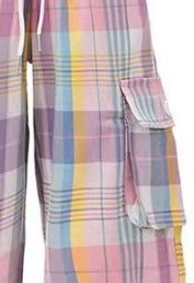 Women's Dopamine Wear Color Plaid Multi-pocket Straight-leg Pants ARZ