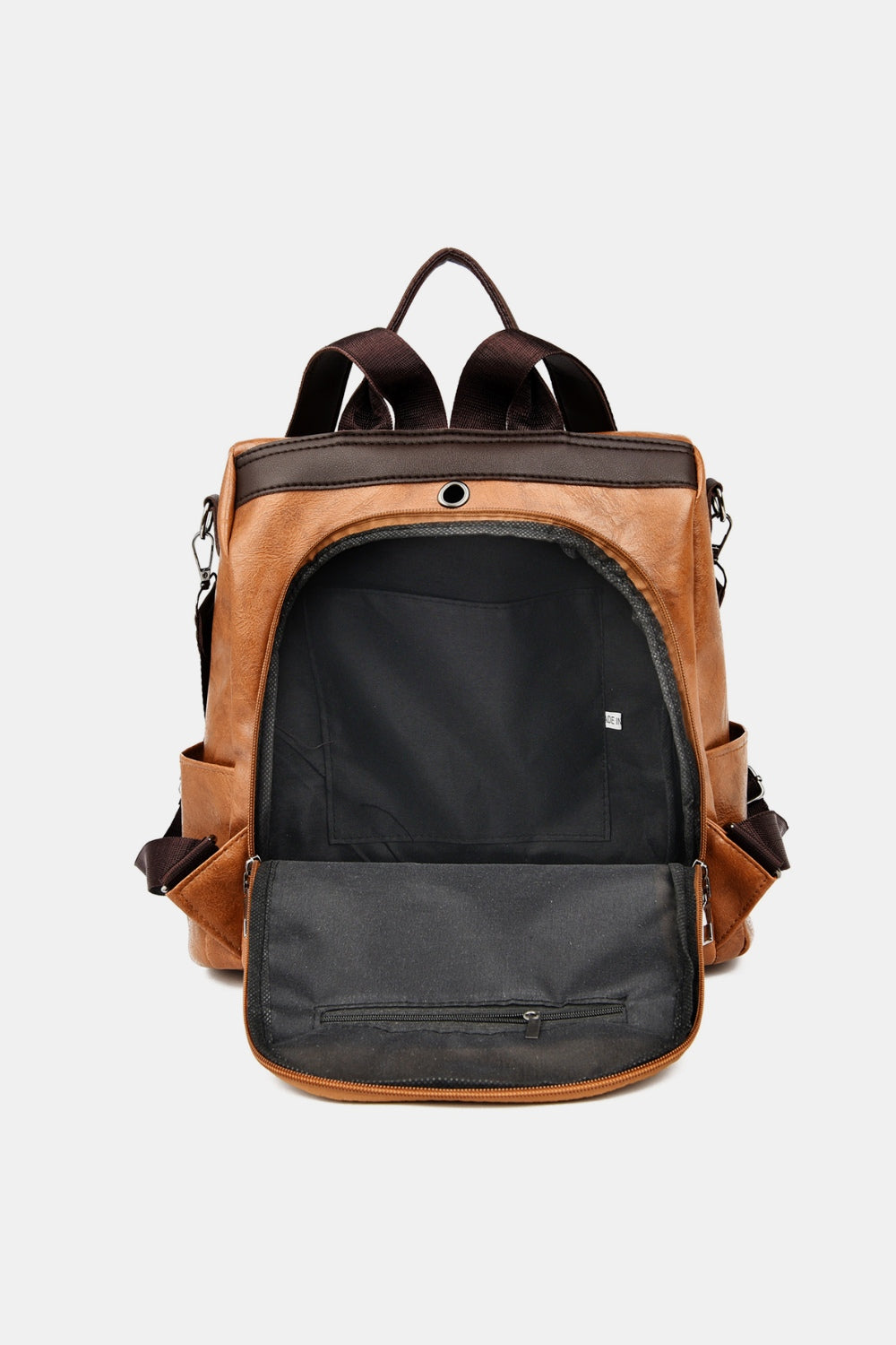 PU Leather Large Backpack Bag Trendsi