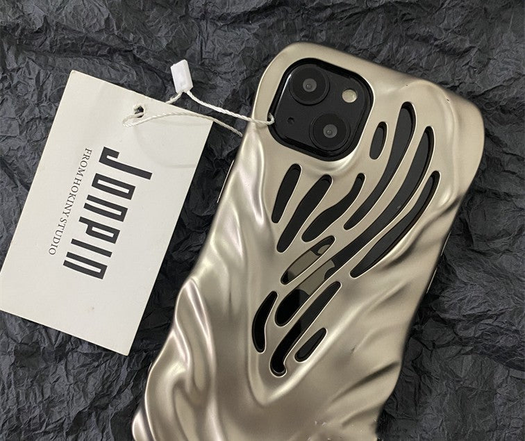 Titanium Gray Wind Hollowed Out Suitable For 1413 Phone Cases ARZ